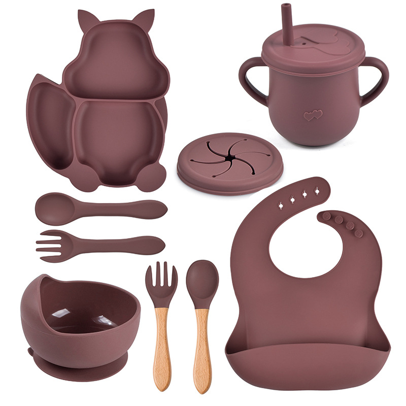 Baby Silicone Feeding Set - Minimal & Comfort-First Design