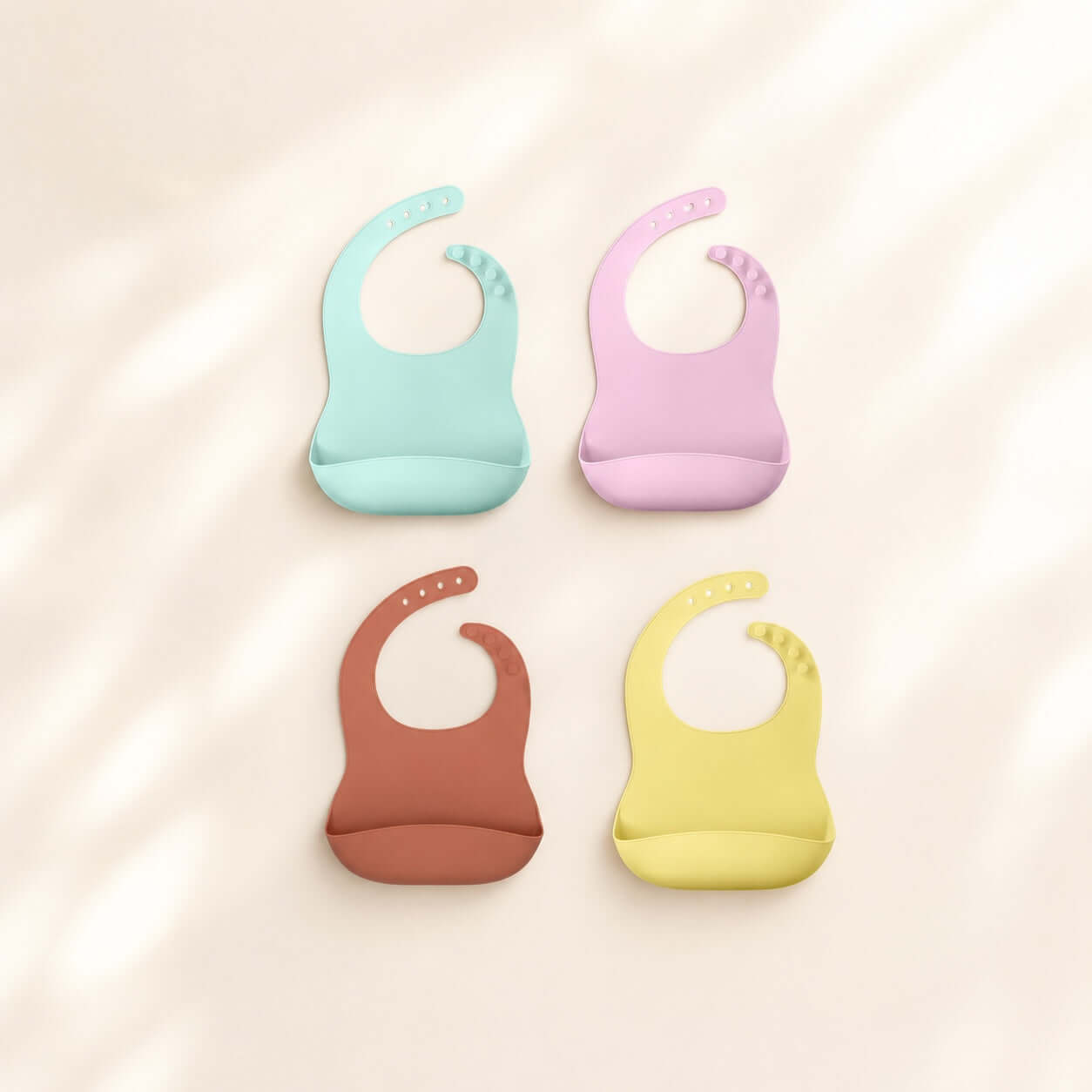 Silicone Baby Bib – Easy-Clean, Food-Catcher & Adjustable Fit