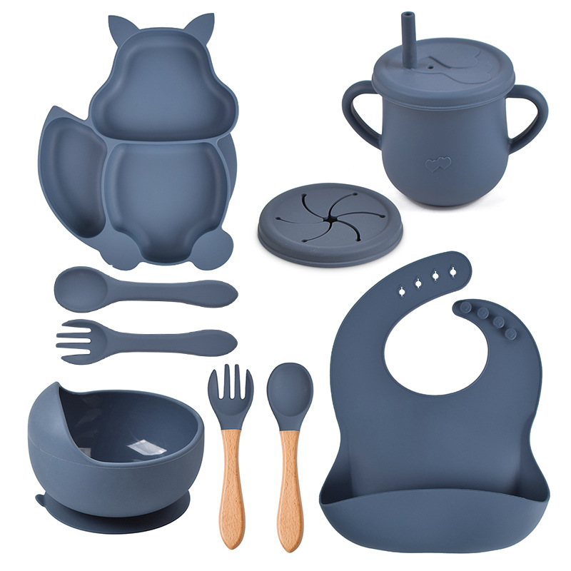 Baby Silicone Feeding Set - Minimal & Comfort-First Design