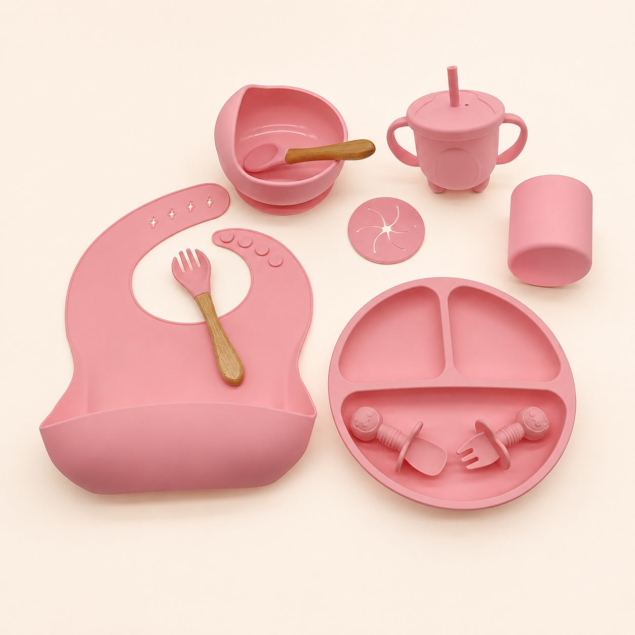Baby Feeding Essentials Silicone Tableware set Honest Touch