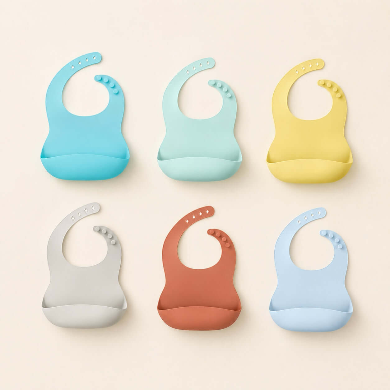 Silicone Baby Bib – Easy-Clean, Food-Catcher & Adjustable Fit