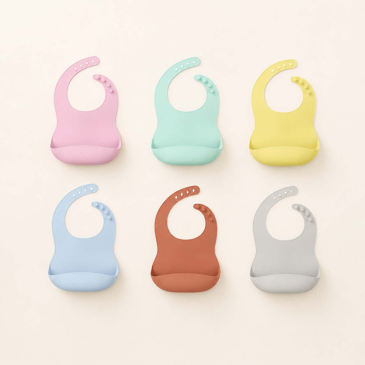 Silicone Baby Bib – Easy-Clean, Food-Catcher & Adjustable Fit