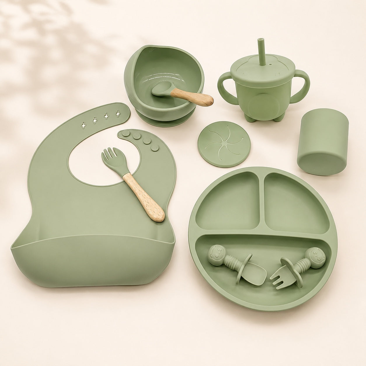 Baby Feeding Essentials Silicone Tableware set Honest Touch