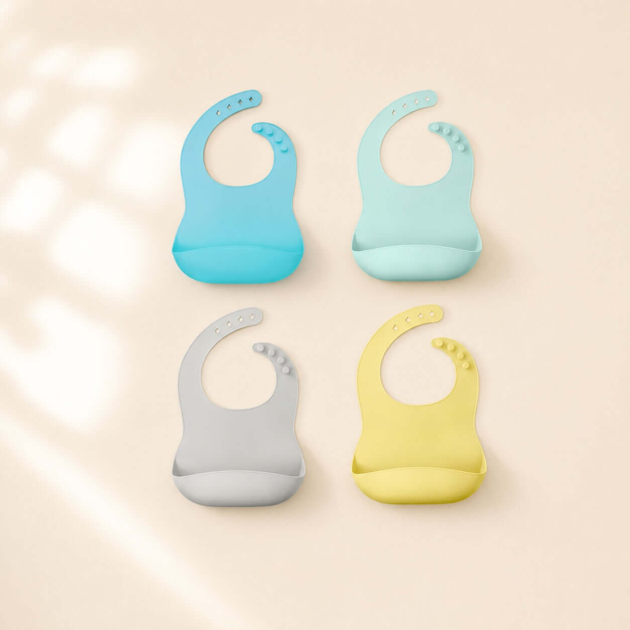 Silicone Baby Bib – Easy-Clean, Food-Catcher & Adjustable Fit