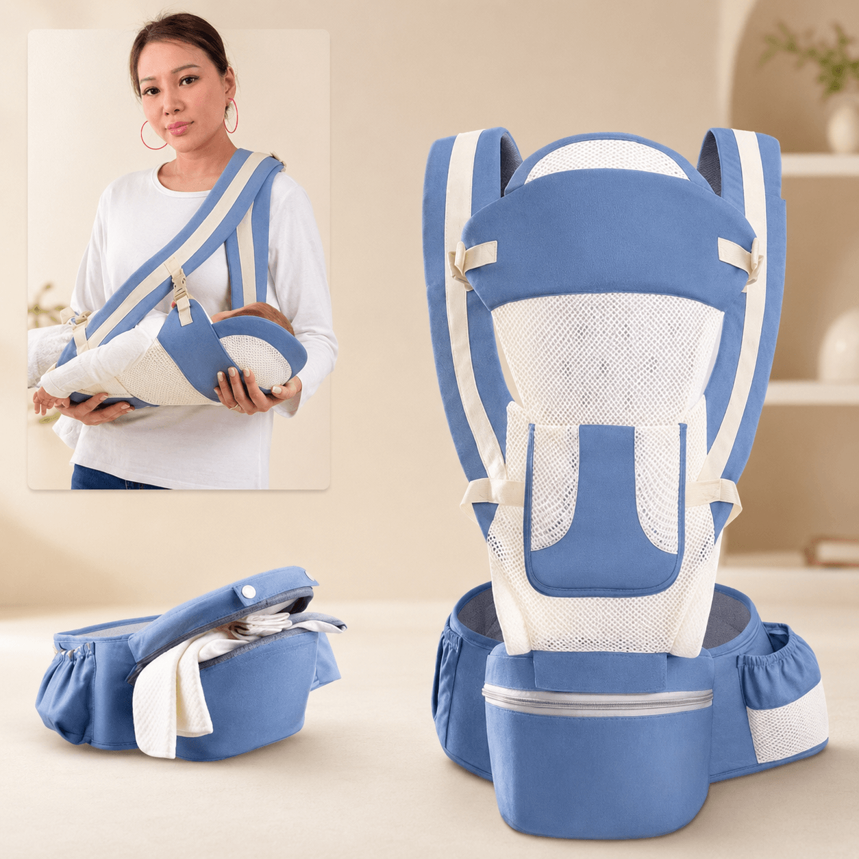 Baby Hip Seat Carrier Ergonomic Honest Touch™