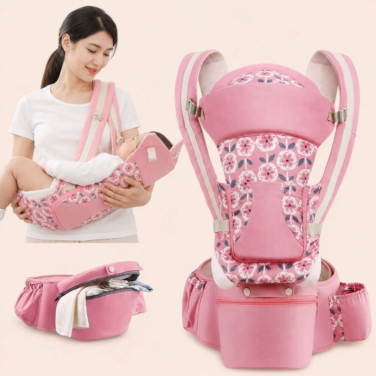 Baby Hip Seat Carrier Ergonomic Honest Touch™