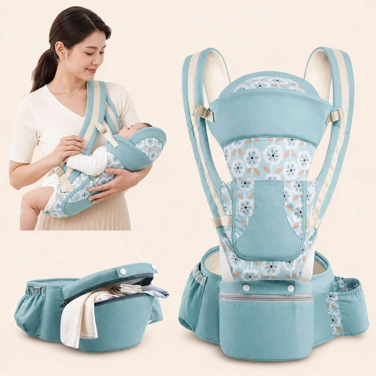 Baby Hip Seat Carrier Ergonomic Honest Touch™