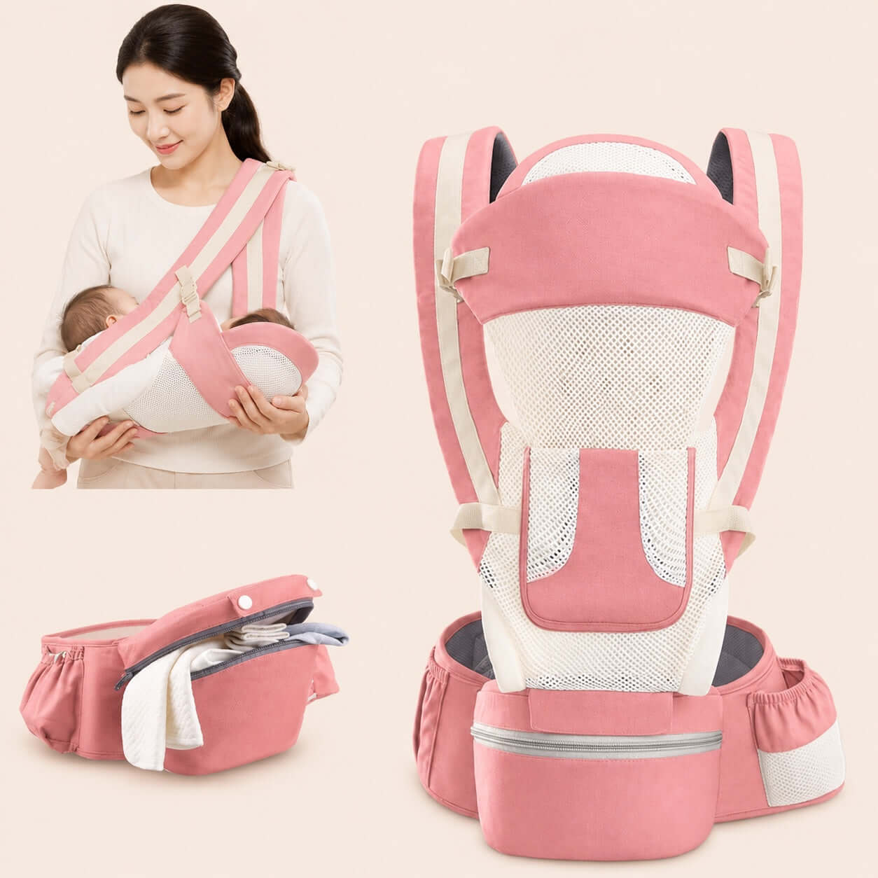 Baby Hip Seat Carrier Ergonomic Honest Touch™