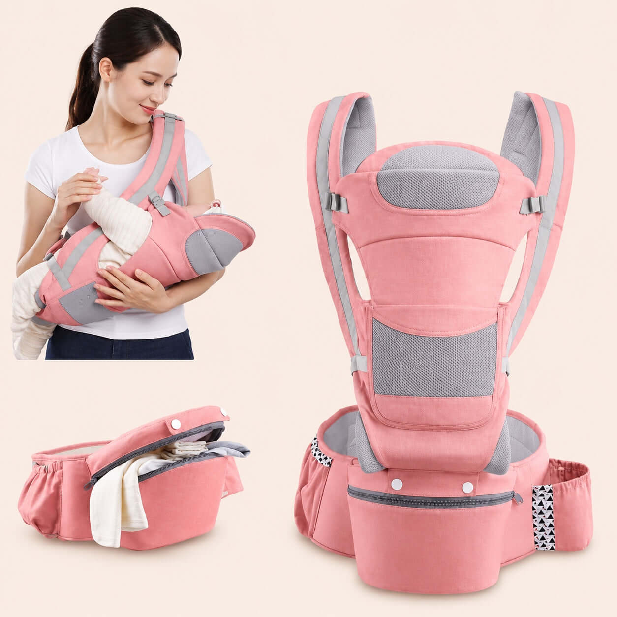 Baby Hip Seat Carrier Ergonomic Honest Touch™