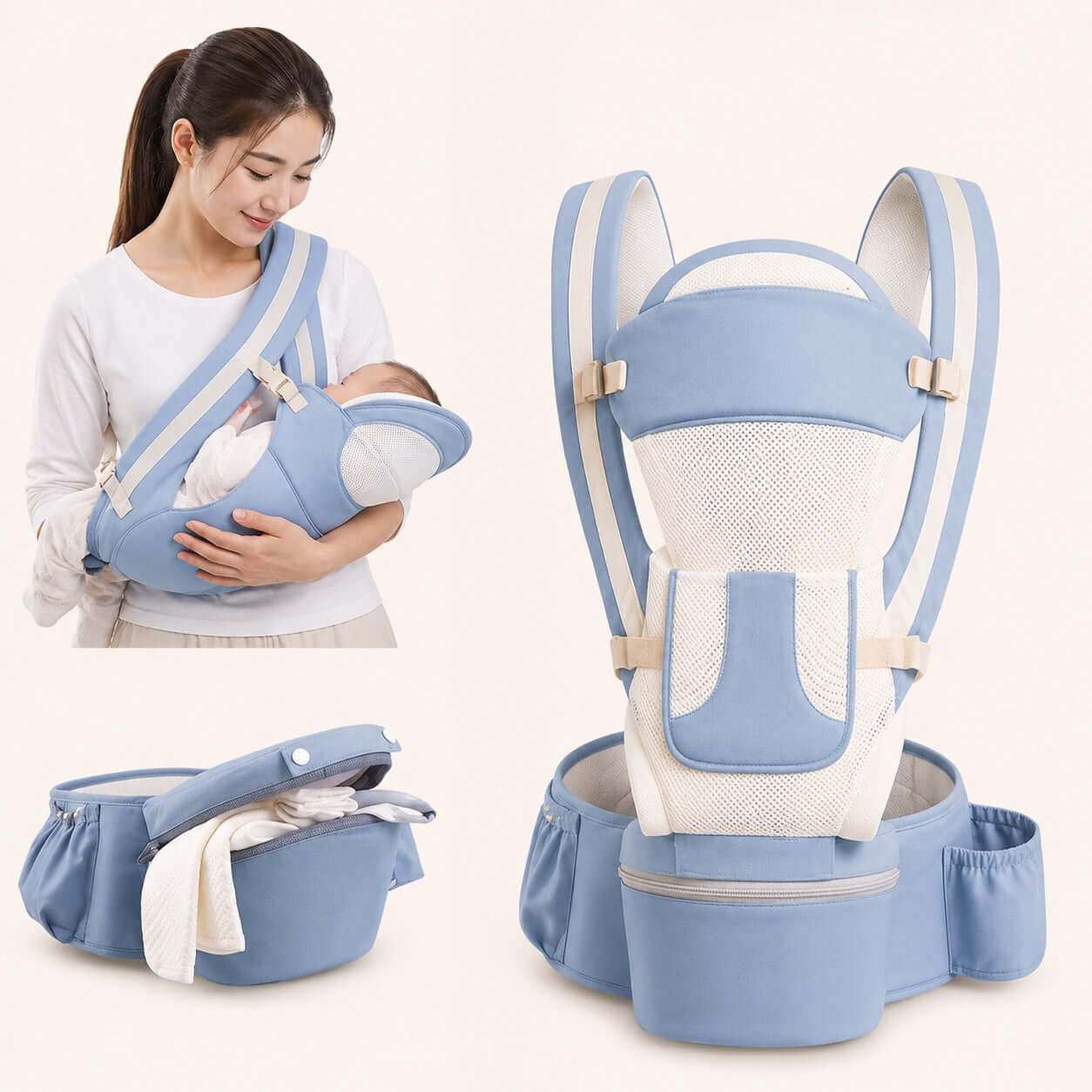 Baby Hip Seat Carrier Ergonomic Honest Touch™