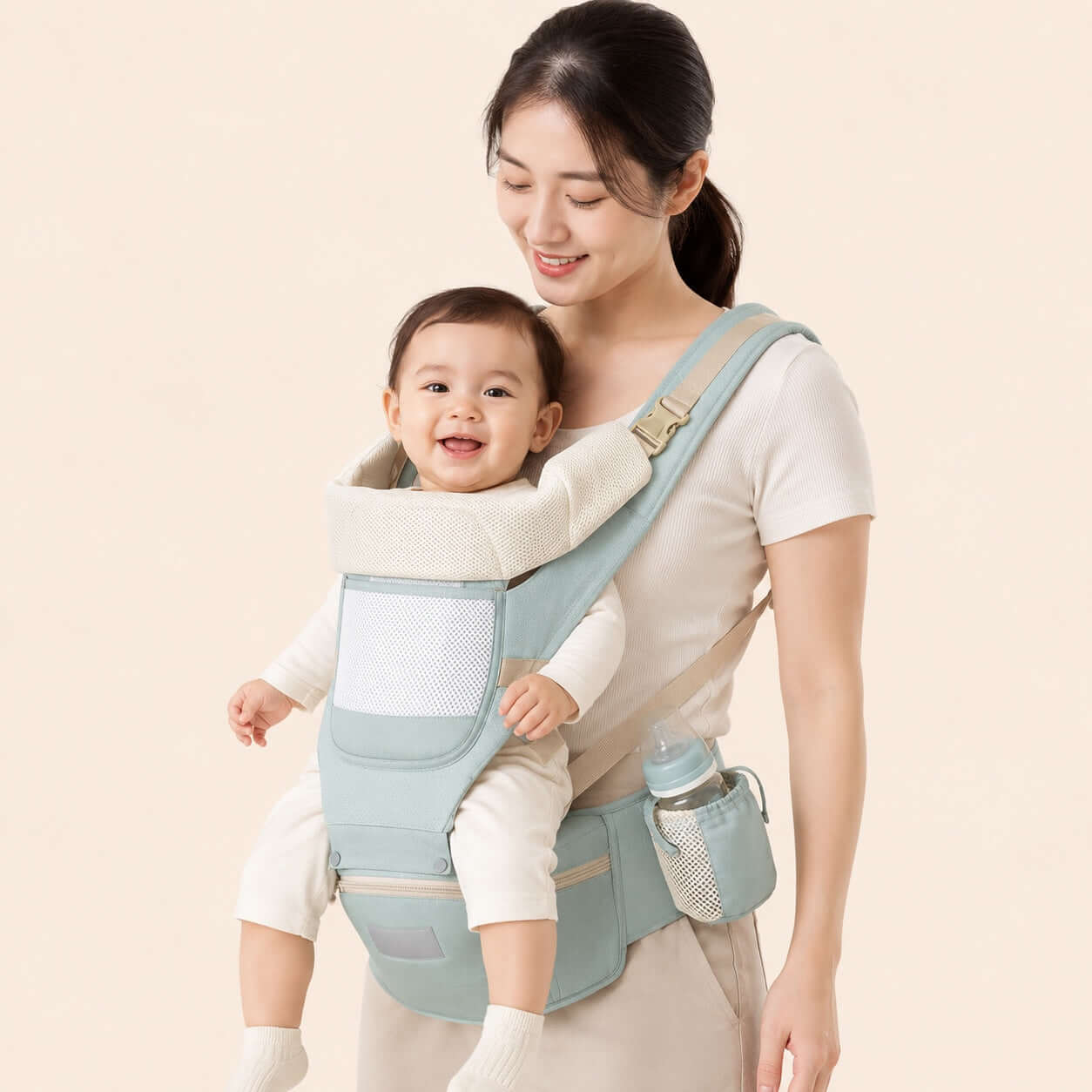 Baby Carrier with Waist Stool | Honest Touch