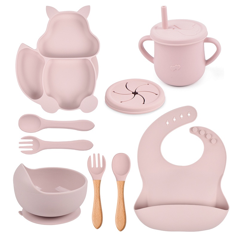 Baby Silicone Feeding Set - Minimal & Comfort-First Design