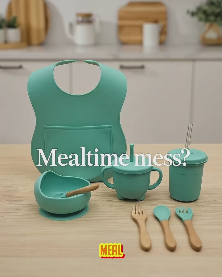 Baby feeding essentials silicone tableware set Honest Touch